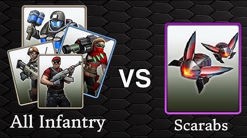 All Infantry vs Endless Scarab Waves! C&C: Rivals