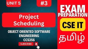 Project Scheduling in Software Engineering | CCS356 Unit 5 | OOSE Project Management Explained
