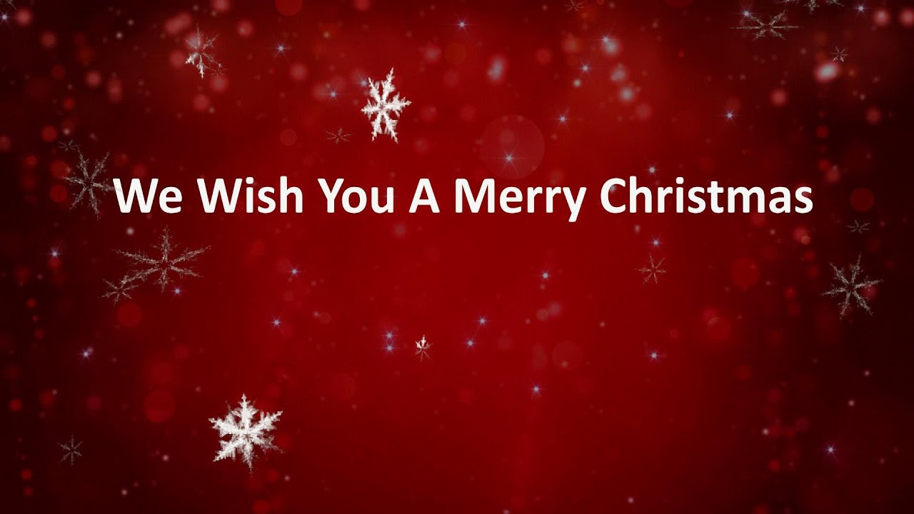 We Wish You A Merry Christmas short version