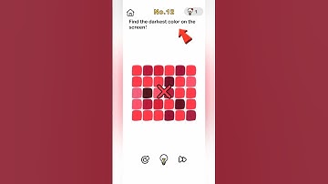 Brain Out Level 12 | Find The Darkest Color On The Screen | Brain Out Game 🎮🎮🎮 #games