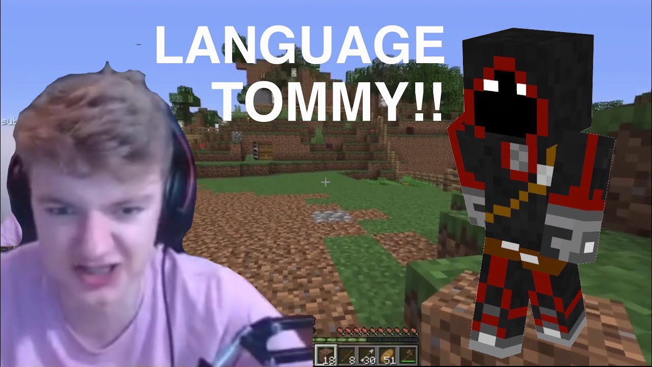 tommyinnit swears at badboyhalo