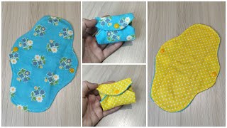 DIY reusable fabric pads / Without a pattern