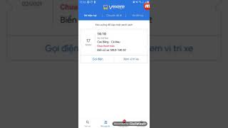 Tính năng GPS xem vị trí xe trên App VeXeRe screenshot 2