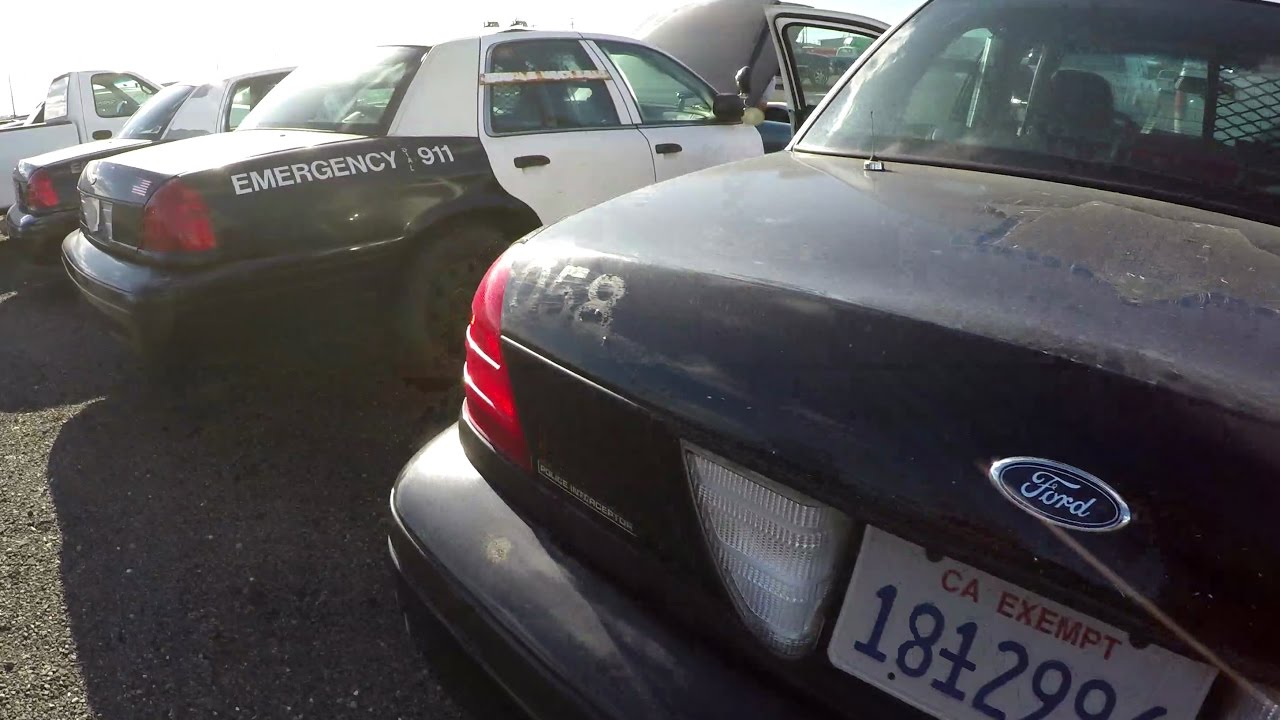 i bought 8 police cruisers ford crown victoria interceptors p71 cop