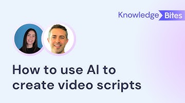 How AI can help you save time and script your videos