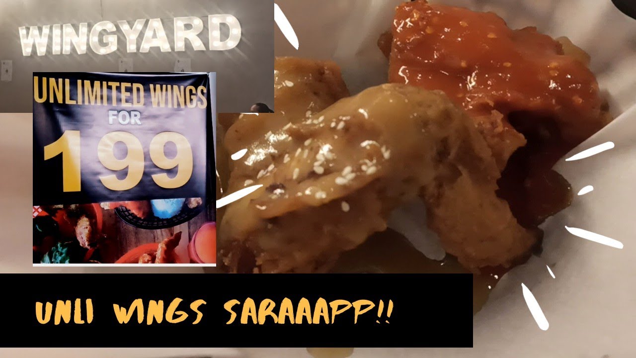 UNLI WINGS AT WINGYARD SM CENTRAL OLONGAPO CITY YouTube