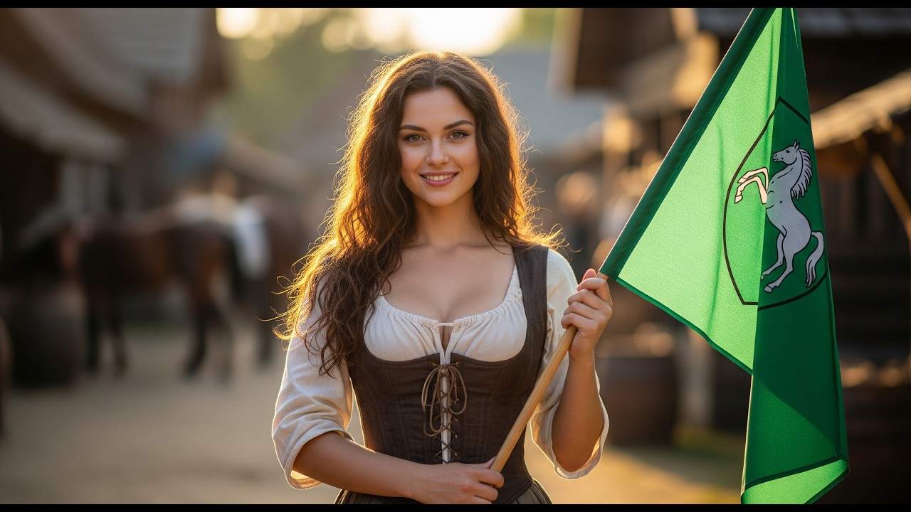 Life in the Golden Plains: Medieval Village Ambience & Upbeat Folk (AI Music)