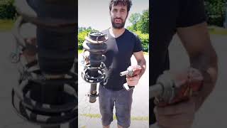 disassembling struts without a spring compressor.