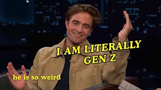 Robert Pattinson being the most unhinged GEN Z actor for 8 minutes straight