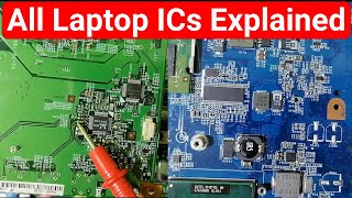 All laptop integrated circuits explained - laptop motherboard repair - IC