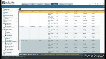 How to create security profile and security profile group in palo Alto firewall