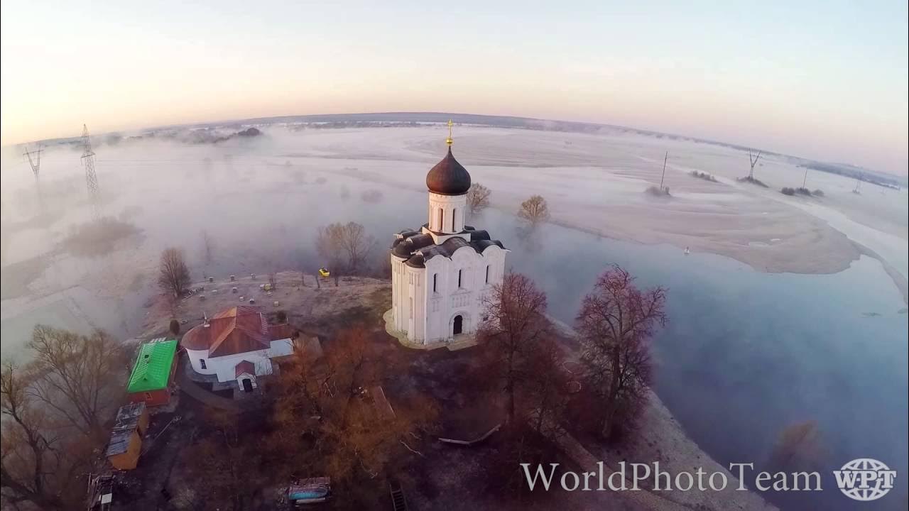 Церковь с квадрокоптера