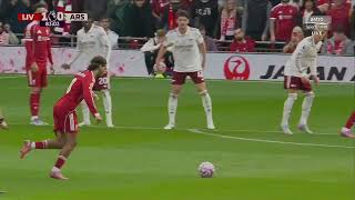 Dominik Szoboszlai Free Kick Vs Arsenal 4K Upscaled Clips