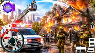 City Rescue Fire Truck 3D Game - Fire Truck Driving Simulator 2026 - Mobile 3D Android GamePlay screenshot 5