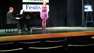 Mallory singing Spring Song, April Weather and Star Vicino for Concert Group