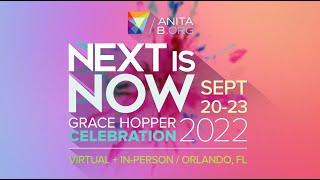 Get Ready for #GHC22! This September 20th-23rd