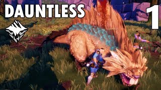 [1] Gnashers and Shrikes! (Let's Play Dauntless Multiplayer Beta)