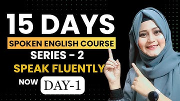 Class 1 Spoken English | Free Spoken English Course | Complete English speaking course day 1