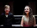 Laetitia and philip hahn brahms  hungarian dance no 5