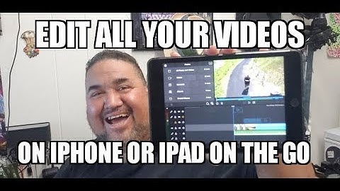 Edit your videos with iphone or ipad with Lumafusion on the Go