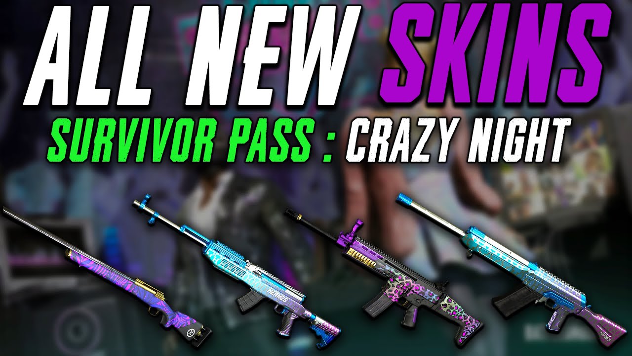 PUBG SEASON 13 SURVIVOR PASS : CRAZY NIGHT | PUBG CONTINENTAL SERIES 5 | NEW PUBG CONTRABAND SKINS