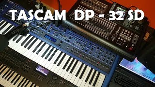 Tascam Dp 32 Sd Digital Portastudio, Demo Recorded Song Power Run   Laserdance