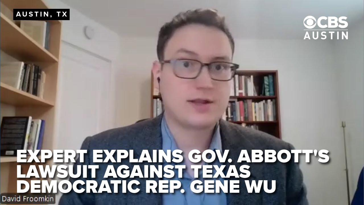 FULL INTERVIEW: Expert explains Gov. Abbott's lawsuit targeting Texas Democratic Rep. Gene Wu