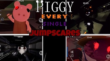 Roblox - Piggy | EVERY JUMPSCARES (BOTS + SKINS IN BOOK 1, BOOK 2, AND EXTRA)!!!