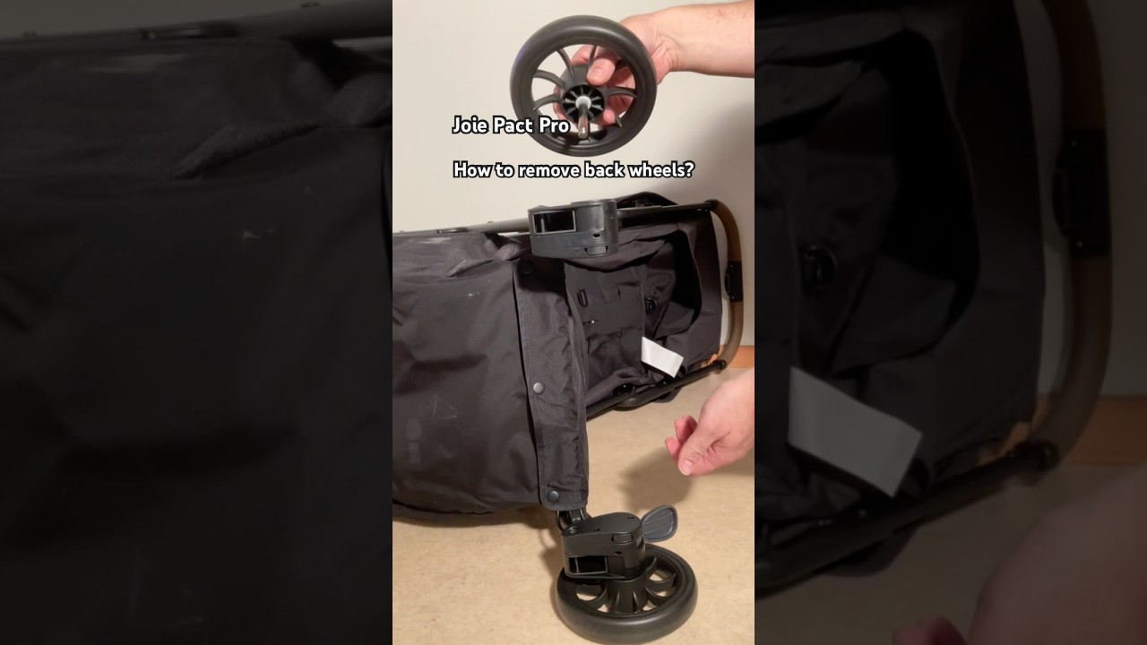 Joie Pact Pro: Removing / Mounting the Rear Wheels