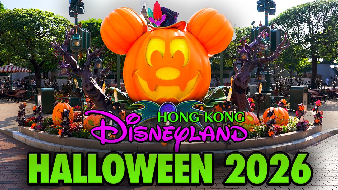 Hong Kong Disneyland Halloween 2026 - Walkthrough, Mystic Manor & Parade [4K POV]