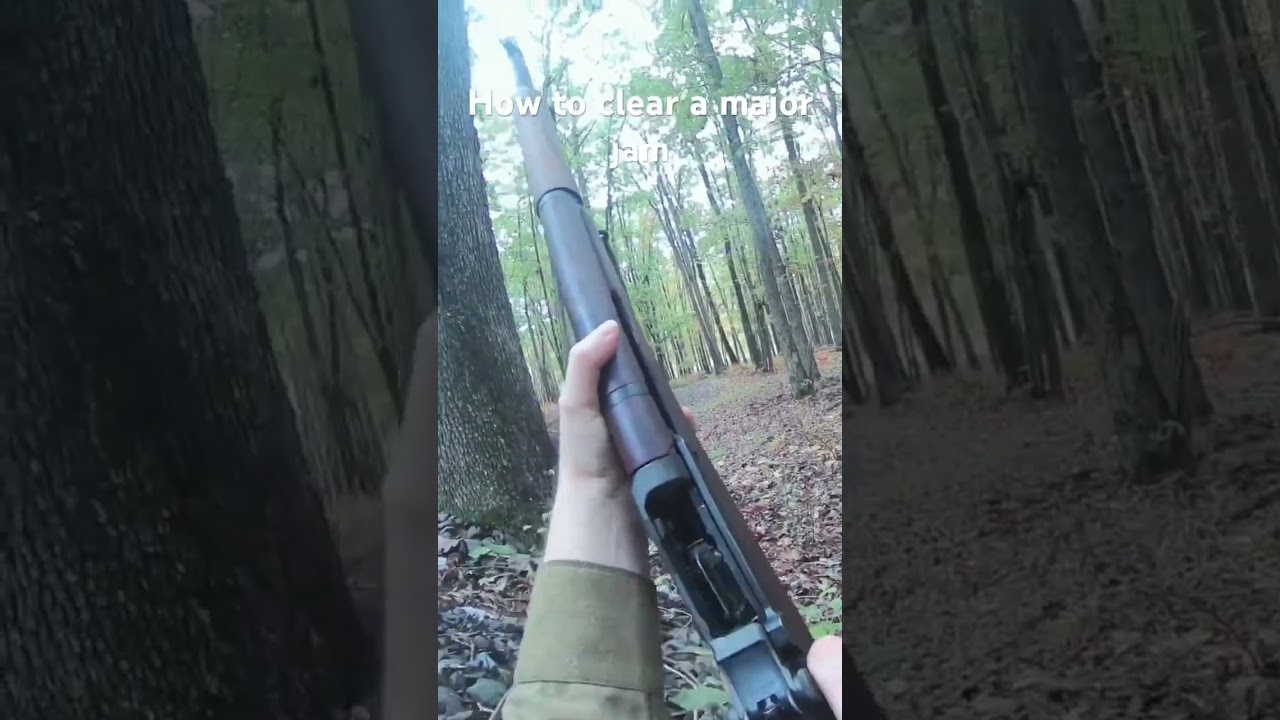 How to clear a major jam in M1 Garand in the field