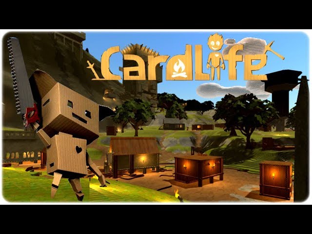 O NOVO MINECRAFT FEITO DE PAPELÃO ! - CardLife 