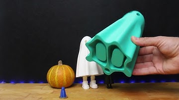 3D Printed Ghost with Legs #Shorts