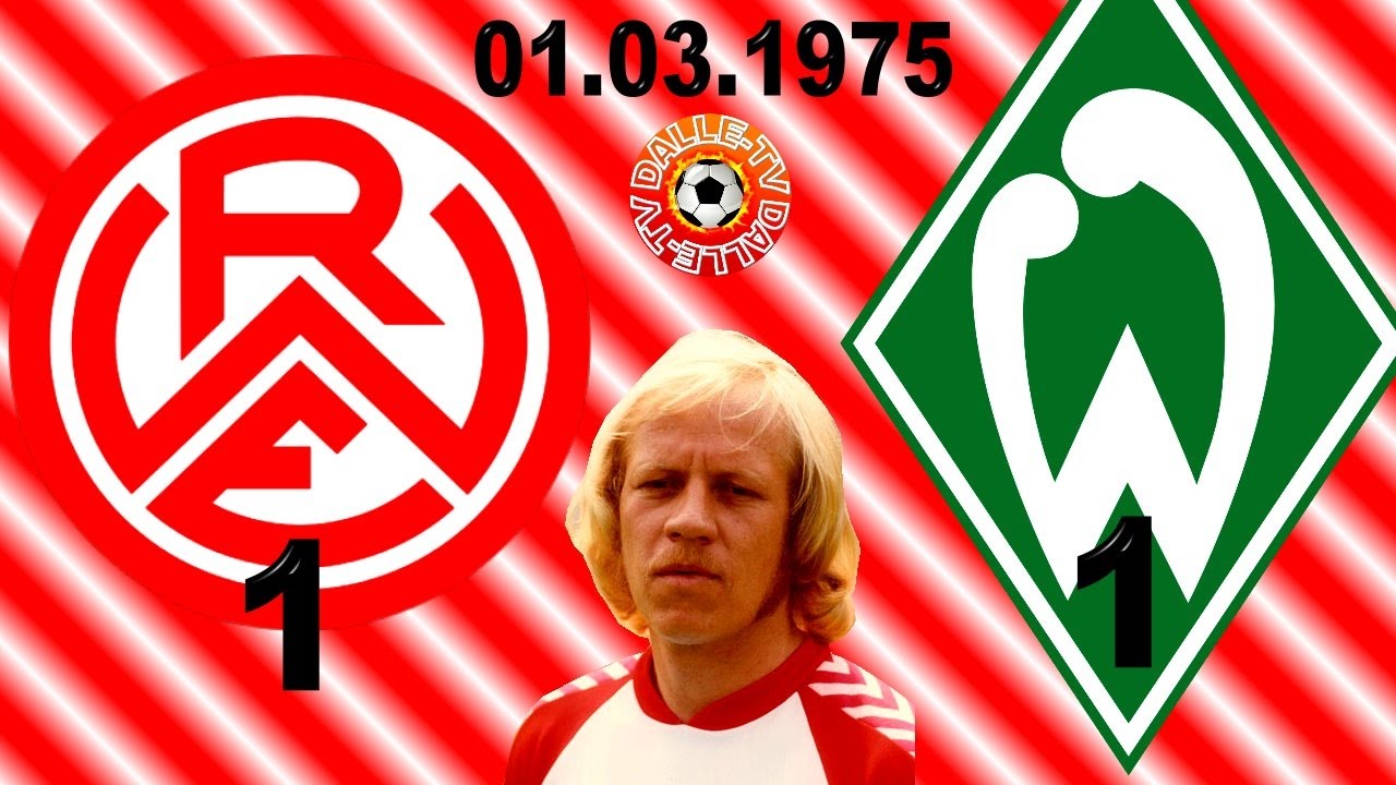 Rot Weiss Essen - Werder Bremen  1:1 / 1975