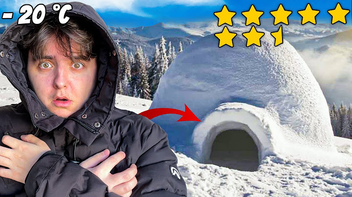 Přežil jsem Noc v Nejluxusnějším Iglú!