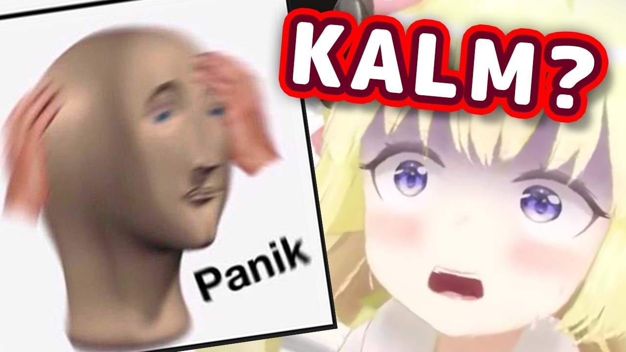 Watame Learned the "Panik, Kalm" Meme 【ENG Sub/Hololive】
