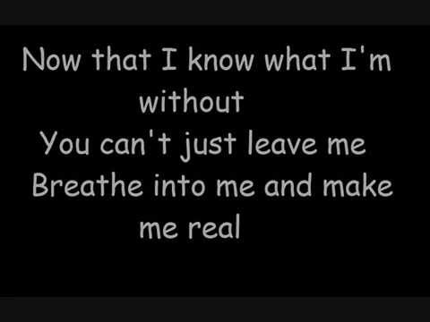 Evanescence-Bring Me To Life lyrics