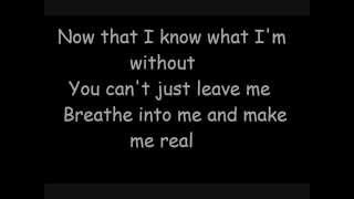 Evanescence-Bring Me To Life lyrics Resimi