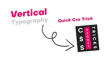 Vertical Text Effect Using Css | How To Type Vertically In Css | Css Typography | Html Css
