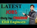 Civil engineering Freshers Job  Maruti Infracreation Pvt ...