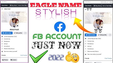 Facebook New Eagle Name Account 2022 || Fb Stylish Eagle Bird Name I