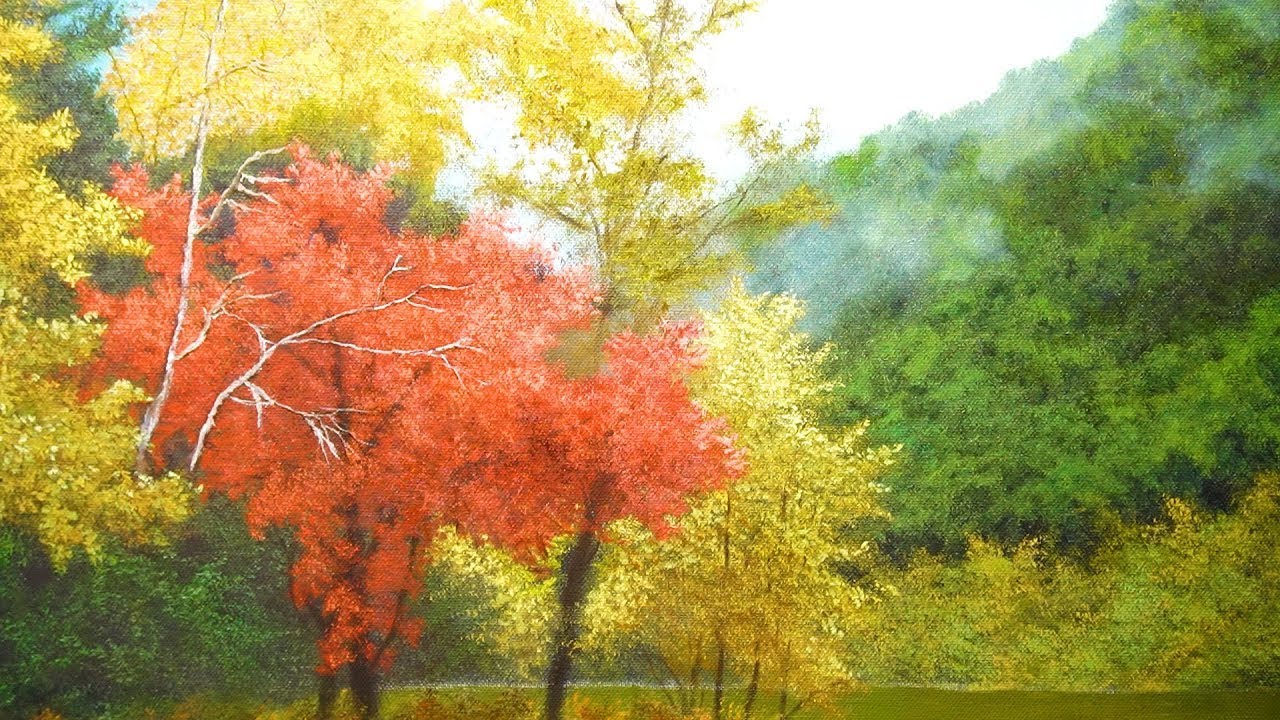 Oil Painting, Autumn Sunlight