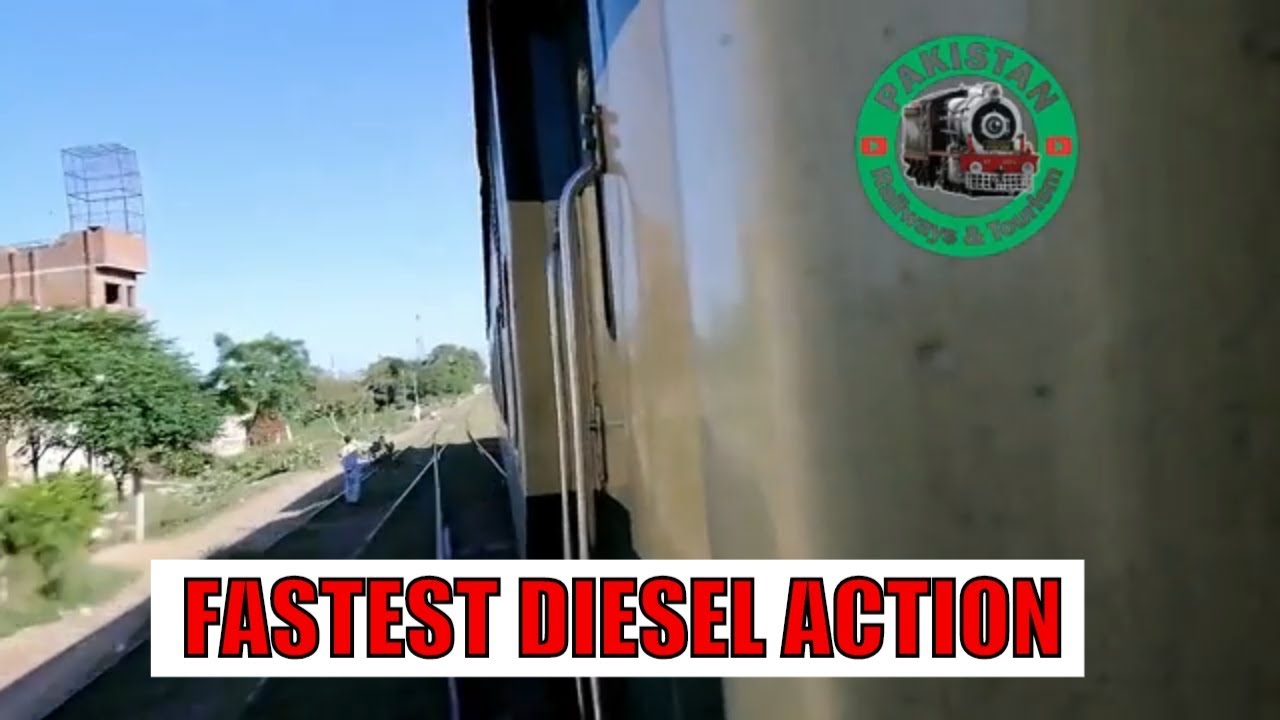 FASTEST ZCU 20 || Fastest Diesel Action while skipping Gujranwala Cantt || Subak Raftar