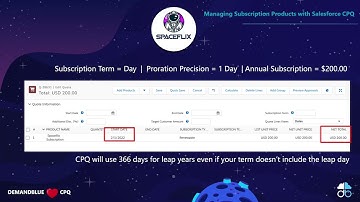 Managing Subscription Products with Salesforce CPQ | Mission Four: Proration