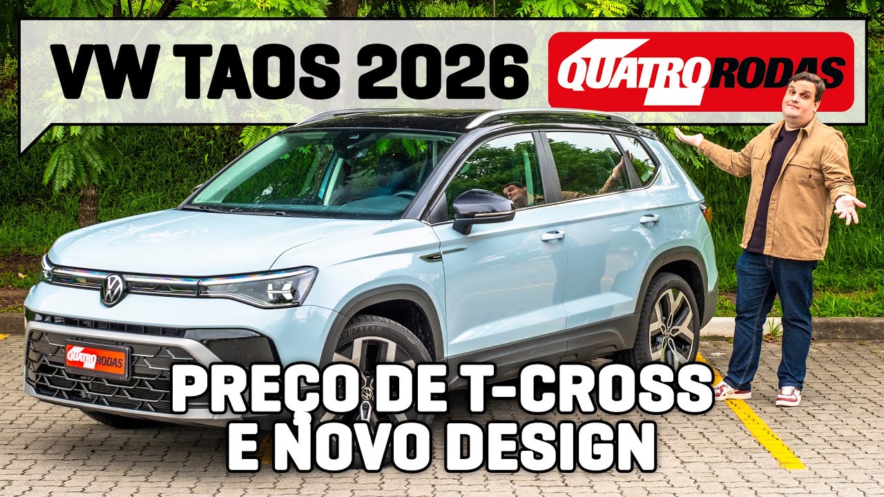 VW Taos 2026 CUSTA O MESMO que T-Cross Highline e SUVs híbridos; faz sentido?