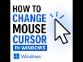 How to Change Mouse Cursor in Windows 10/11 | Size &amp; Color Settings Tutorial