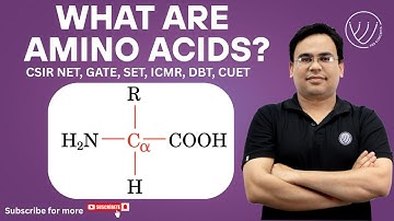 AMINO ACIDS | CHARACTERS OF AMINO ACIDS | BIOCHEMISTRY | CSIR NET LIFE SCIENCES