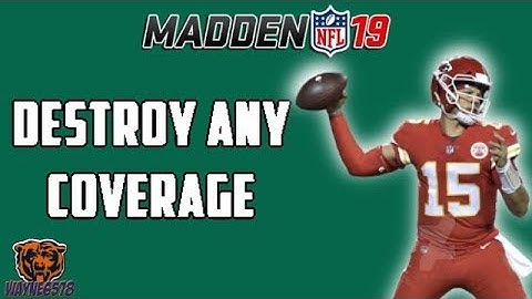 DESTROY ANY COVERAGE  - MADDEN 19 TIP VIDEO - BEST PATRIOTS PASSING PLAY! 🔥