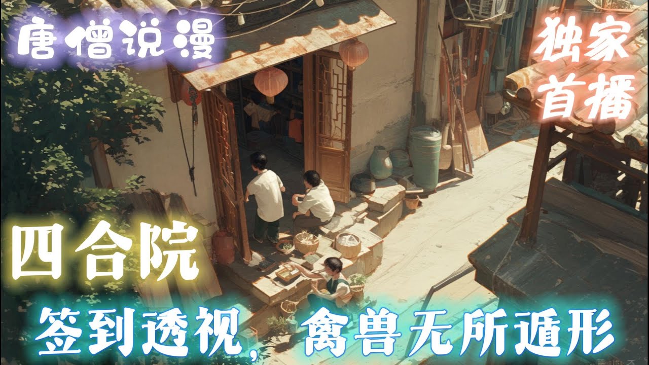 《四合院：簽到透視，禽獸無所遁形》#穿越 #有聲書 #有聲小說  #有声小说#四合院#小說 #漫畫小說