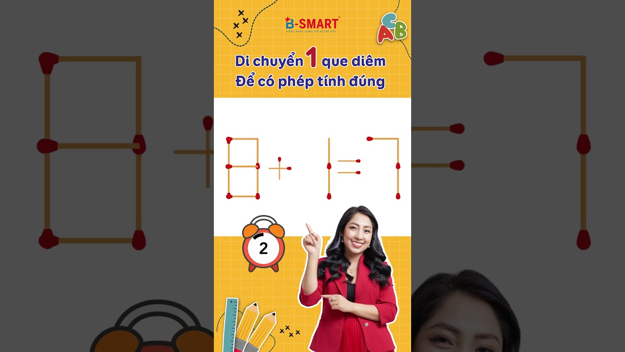 Video 35: Chiến Lược Giải Bài Toán: Tư Duy Di Chuyển Que Diêm  